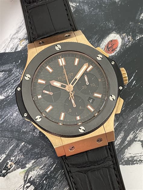 hublot big bang ladies rose gold|big bang gold ceramic 44mm.